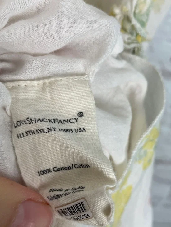 LoveShackFancy Frista Sherbert Sunrise Cotton Floral Mini Dress Size M - Picture 9 of 9